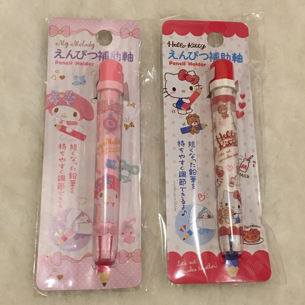 Hello Kitty and My Melody Pencil Holders